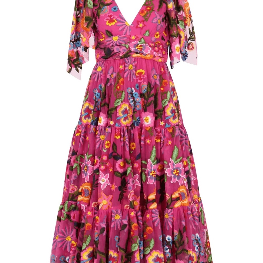 JessaKae Vibrant Floral Maxi Dress